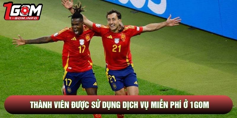 Thành viên được sử dụng dịch vụ miễn phí ở 1Gom