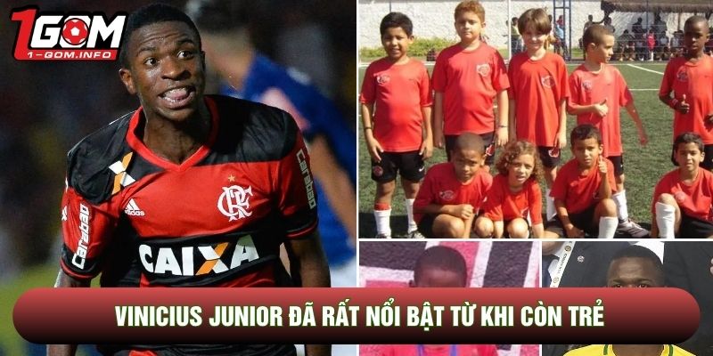 Vinicius Junior đã rất nổi bật từ khi còn trẻ
